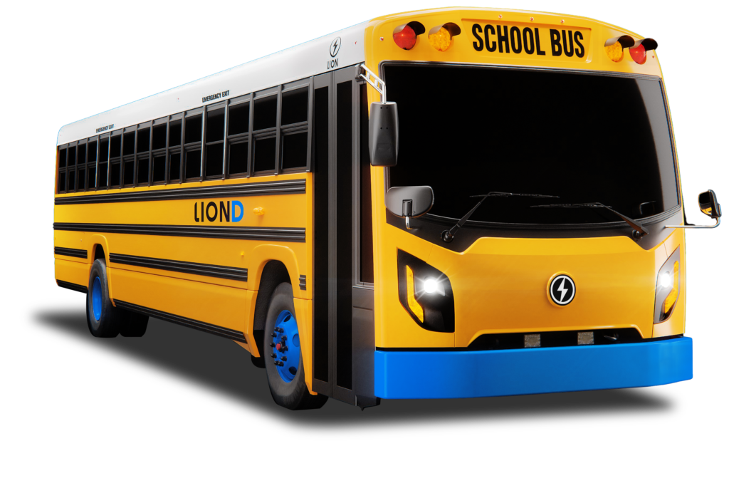 Lion Electric Type-D school bus prototype